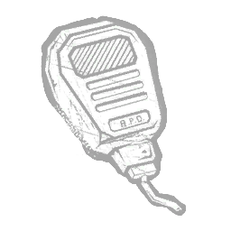 R.P.D. 어깨 무전기